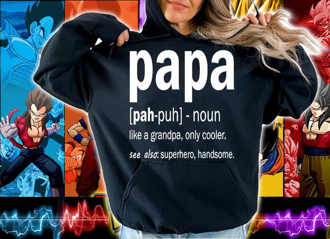Definition Of A Papa T-Shirt hoodie