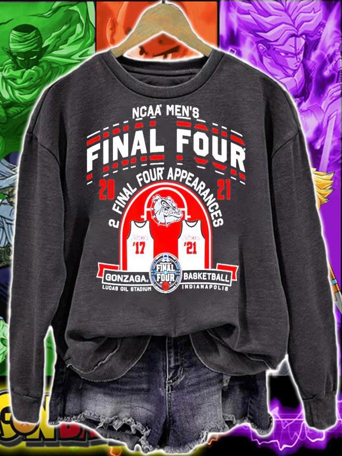 Gonzaga Bulldogs NCAA men's Final Four 2021 2 final four appearances shirt-standard-scale-4_00x sweatshirt