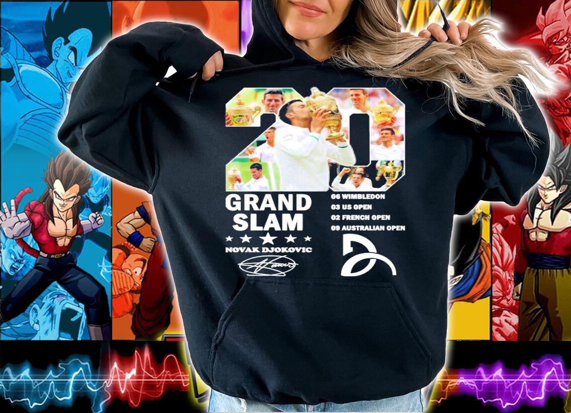 Grand Slam Novak Djokovic signature shirt