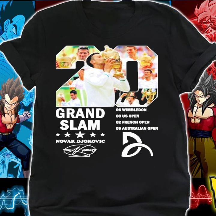 Grand Slam Novak Djokovic signature shirt