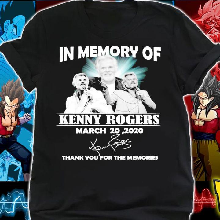 In memory of Kenny Rogers signature shirt shirt