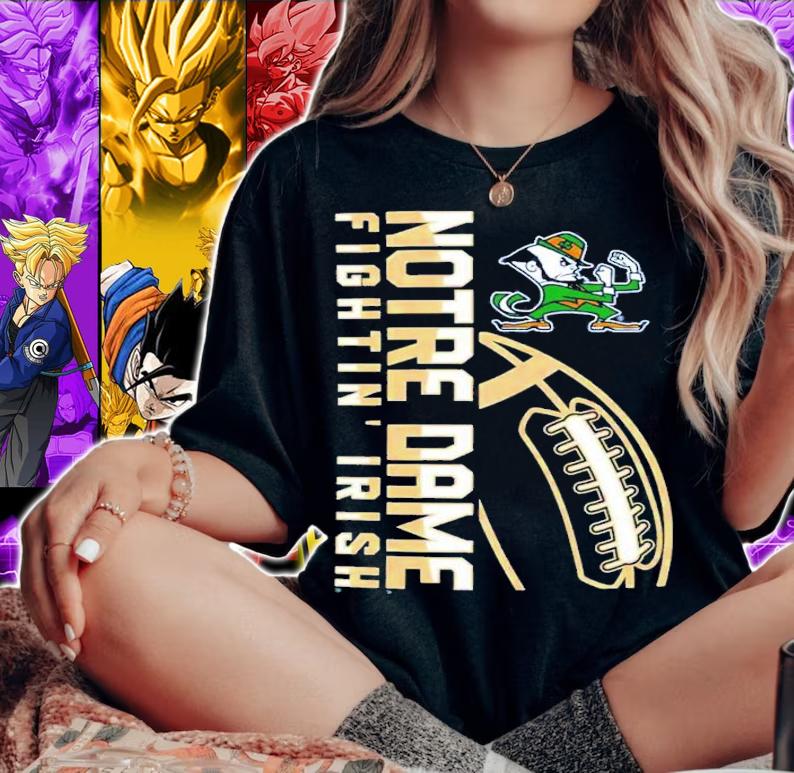 Notre Dame Fighting Irish football logo shirt woman shirt