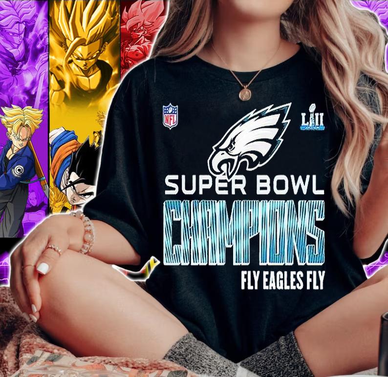 Philadelphia Eagles Super Bowl Champions Fly Eagles Fly T-shirt woman shirt