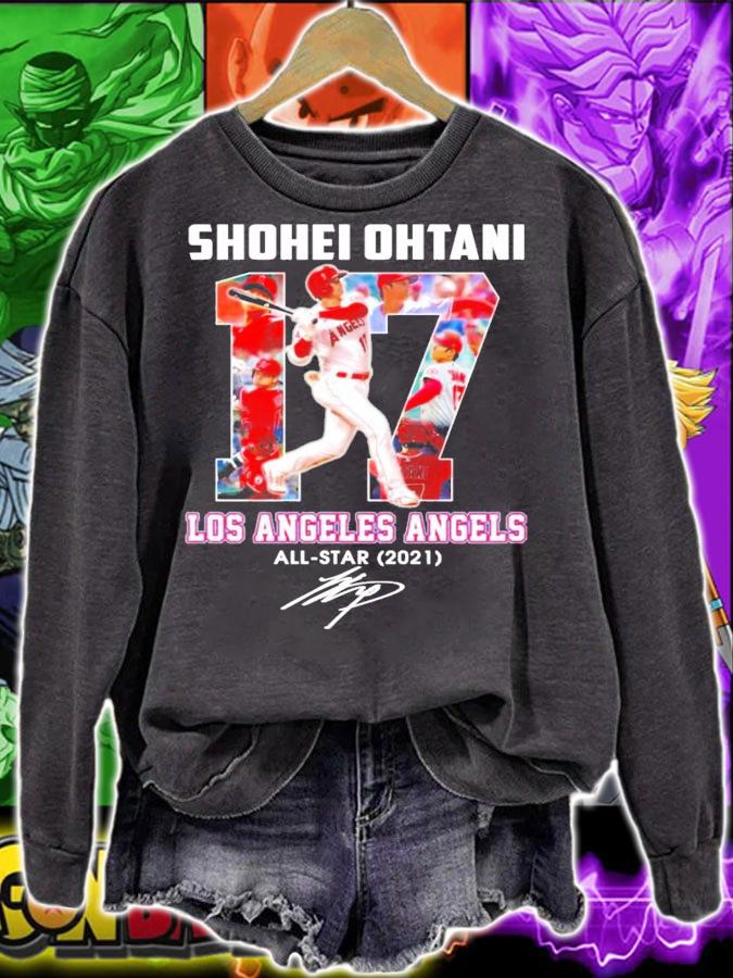 Shohei Ohtani Los Angeles Angels signature shirt sweatshirt