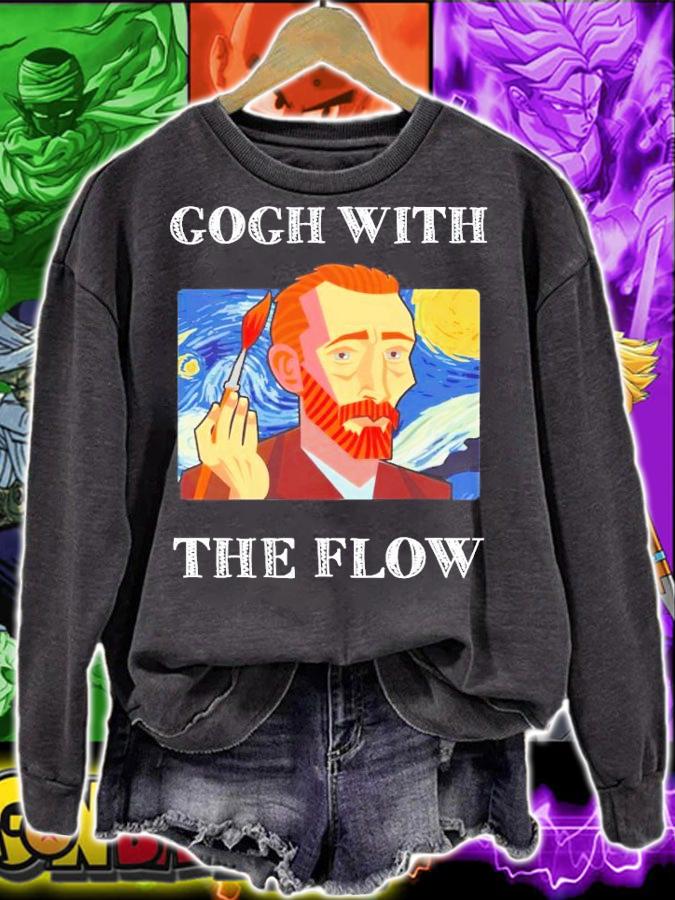 Van Gogh With The Flow t-shirt sweatshirt