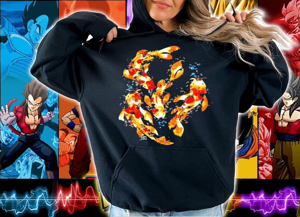 Watercolor Koi fish shirt hoodie