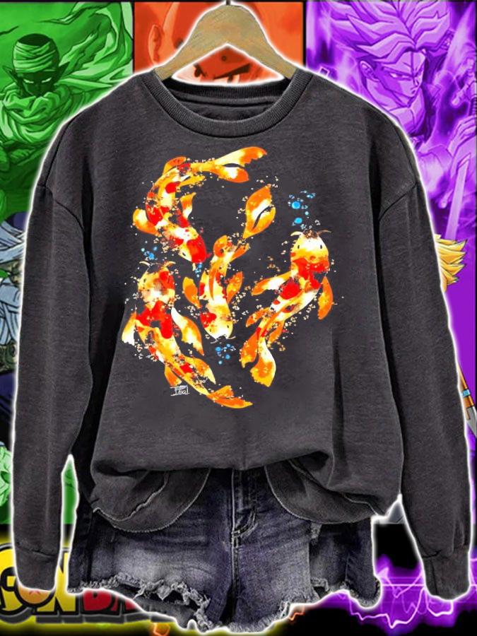 Watercolor Koi fish shirt sweatshirt