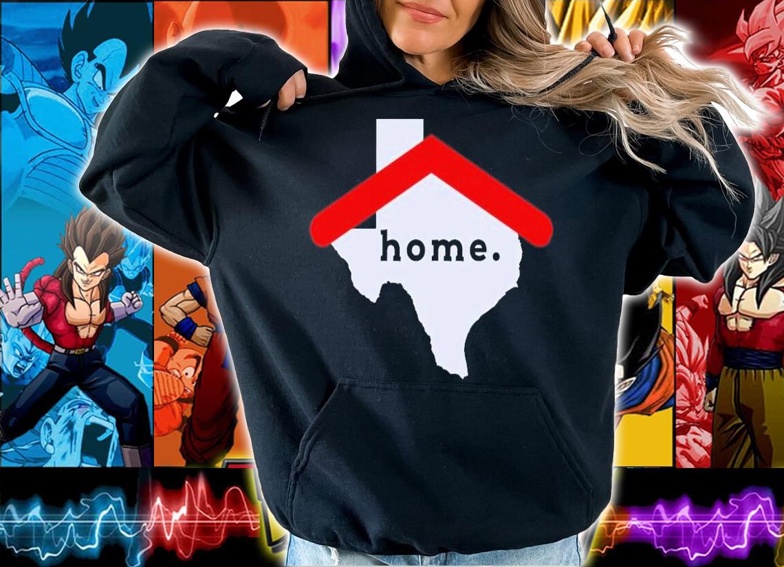 Home Shark Tank Texas map with home text shirt hoodie