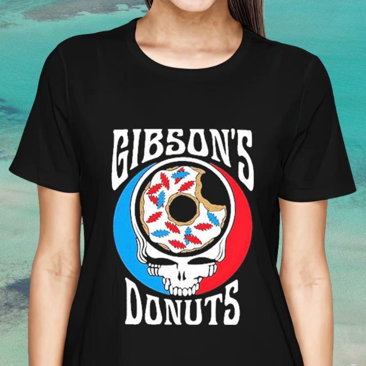 Gibson'S Donuts Grateful Dead Dunkin' Donuts T-Shirt womenshirt