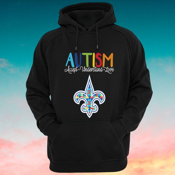 New Orleans Saints Nfl Autism Awareness Accept Understand Love Shirt hoodie