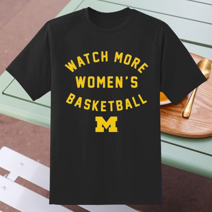 Watch More Michigan Wolverines Womens Basketball Logo T-Shirt