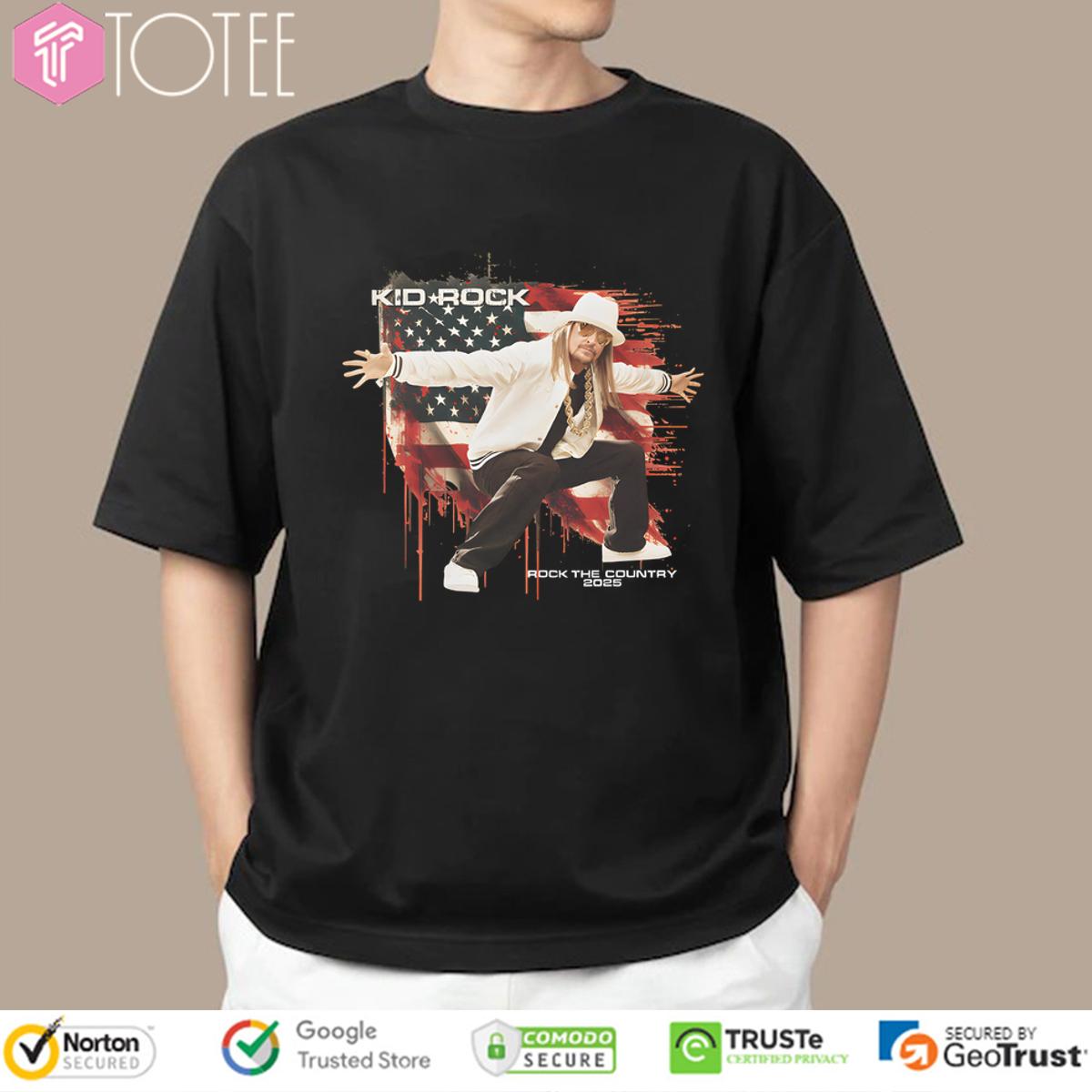 Kid Rock Rock The Country 2025 Shirt