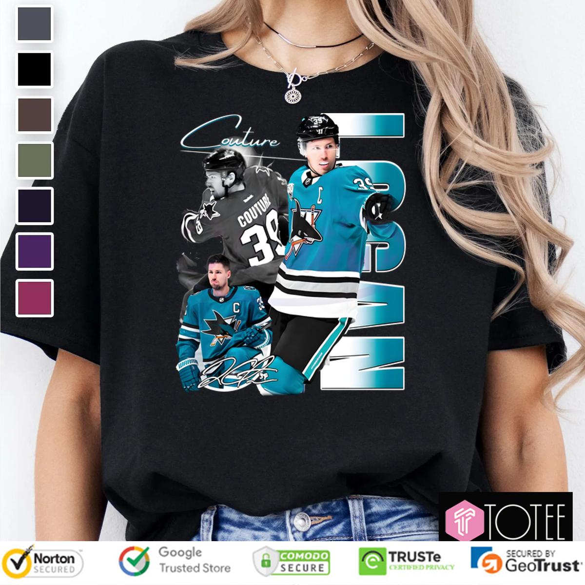 Logan Couture San Jose Sharks Nhl Players Lightning Effect Hockey Shirt