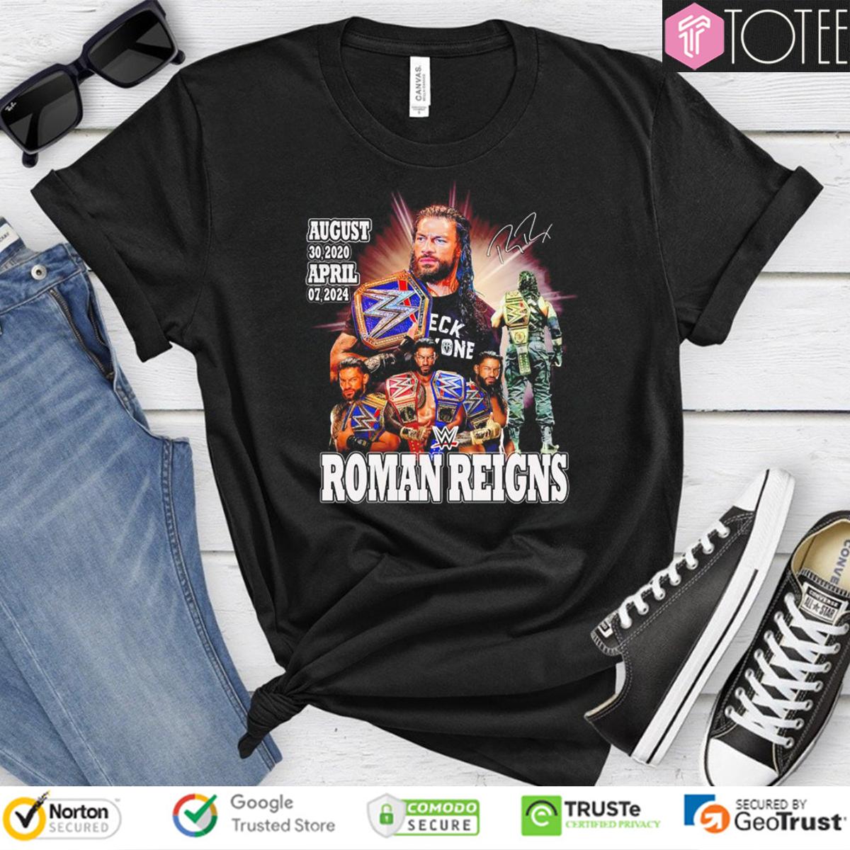 WrestleMania 41 Roman Reigns WWE Signature T-Shirt