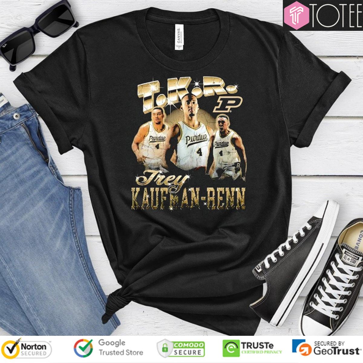 T.K.R. Trey Kaufman-Renn Purdue Boilermakers Basketball Vintage T-Shirt