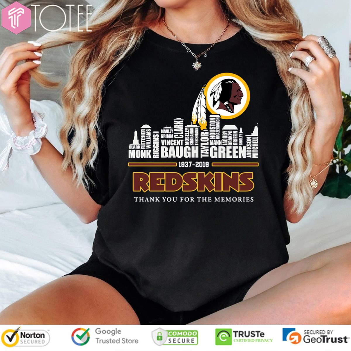 Redskins 1937-2019: Honor Their Legacy With This Collector's Shirt