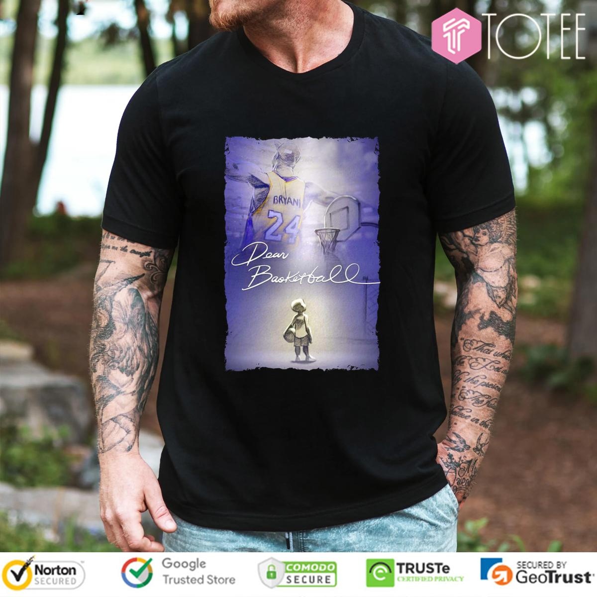 Rip Kobe Bryant Dear Basketball T-shirt