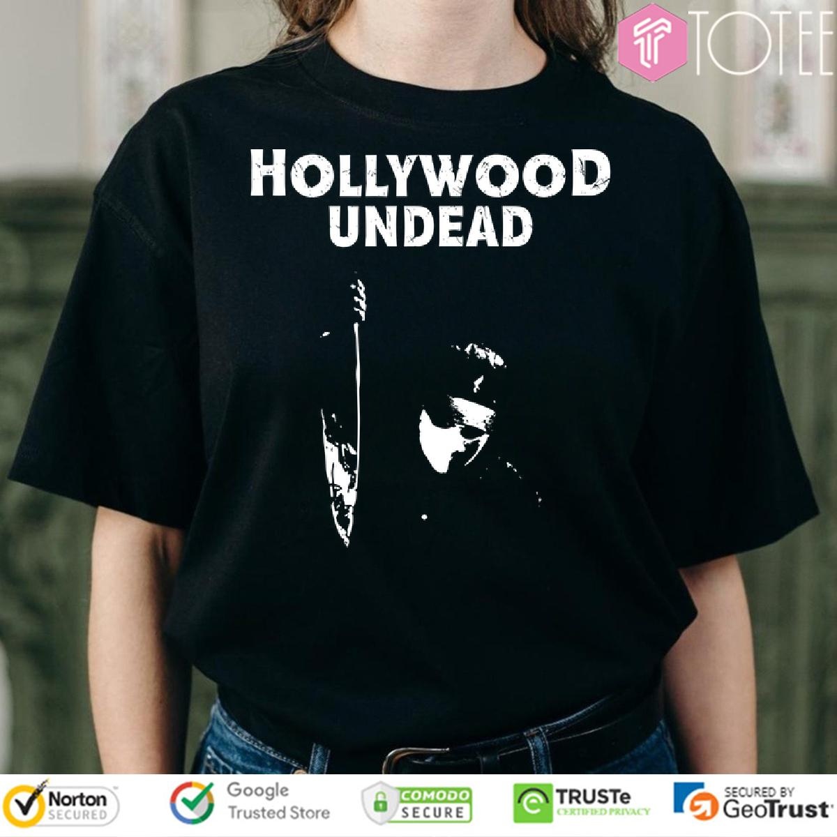 Hollywood Undead Horror Blood Splatter Dye T-shirt