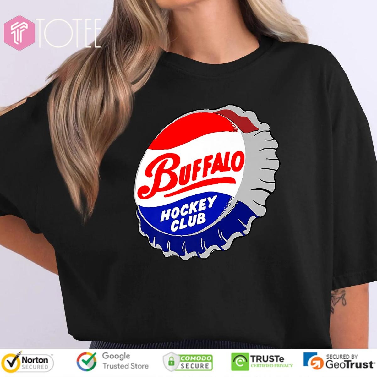 Beer Bottle Cap Buffalo New York Hockey Club T-shirt