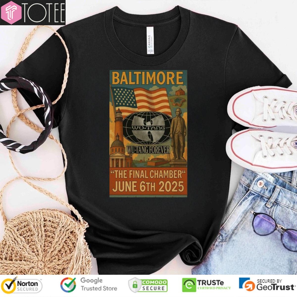 Baltimore Wu-Tang Forever The Final Chamber June 6Th 2025 T-shirt