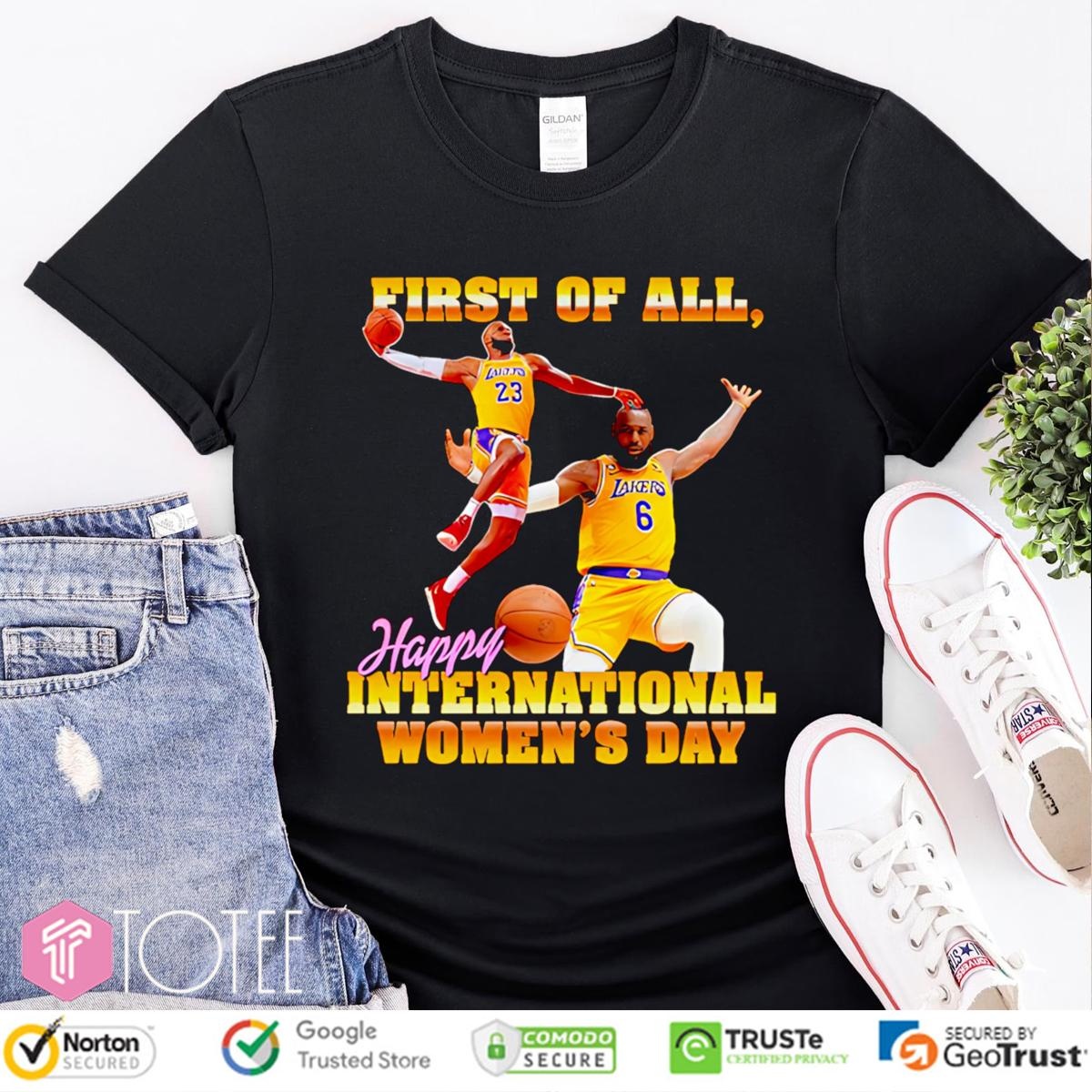 Lebron James Iwd Happy International Womens Day T-shirt