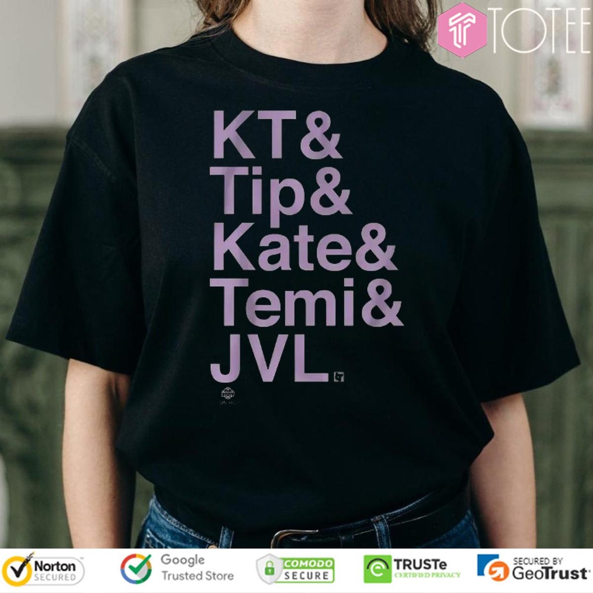 Golden State Valkyries Players Names Kt Tip Kate Temi Jvl T-shirt