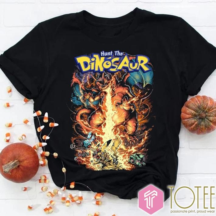 Hunt The Dinosaur Pokemon Charizard T-shirt