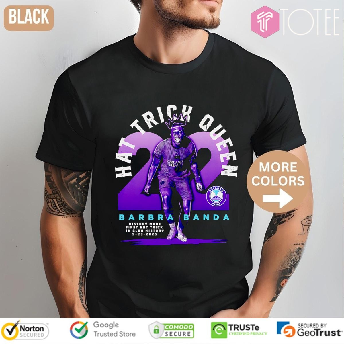 Hat Trick Queen Barbra Banda Orlando Pride Graphic T-shirt