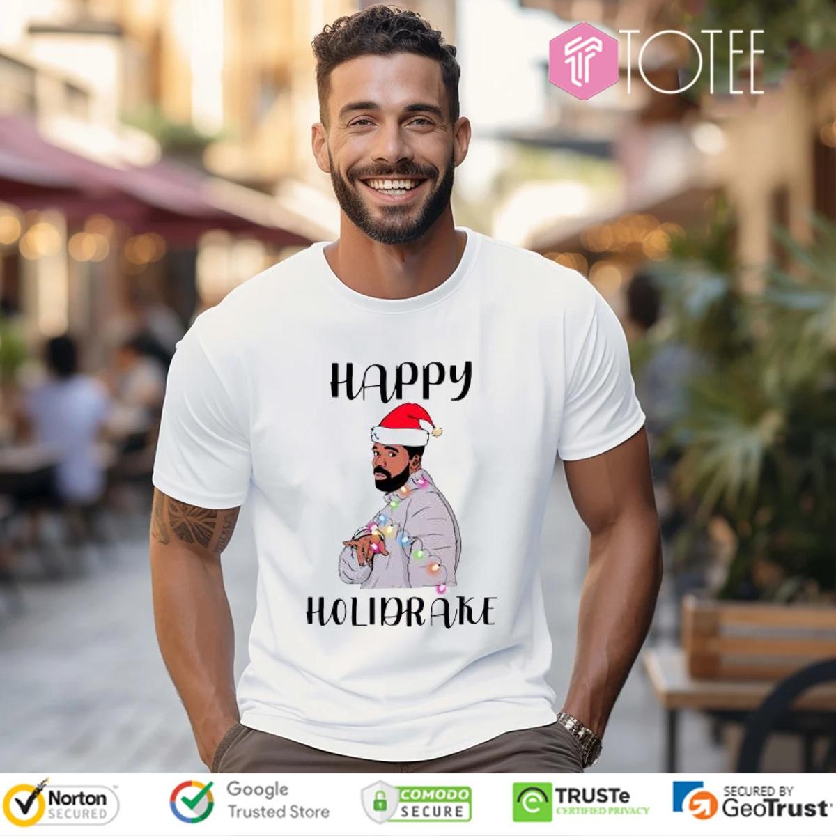 Happy Holidrake Parody Drake Happy Christmas Holiday T-shirt