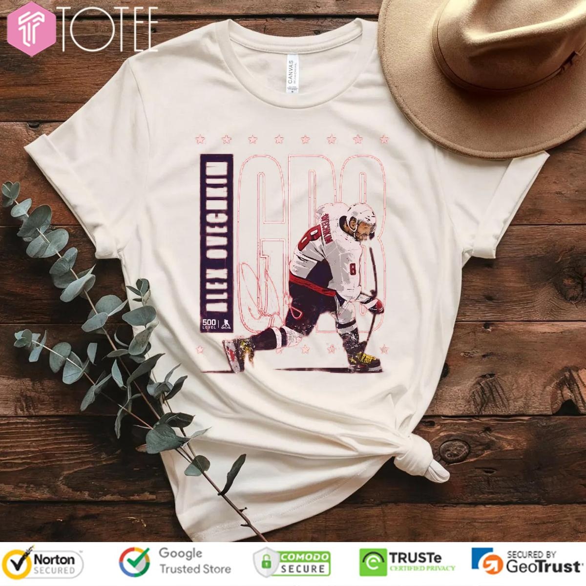 Alex Ovechkin Washington Hockey Gr8 Signature T-shirt