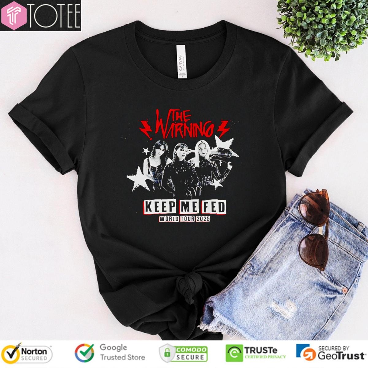 The Warning Keep Me Fed World Tour 2025 T-shirt