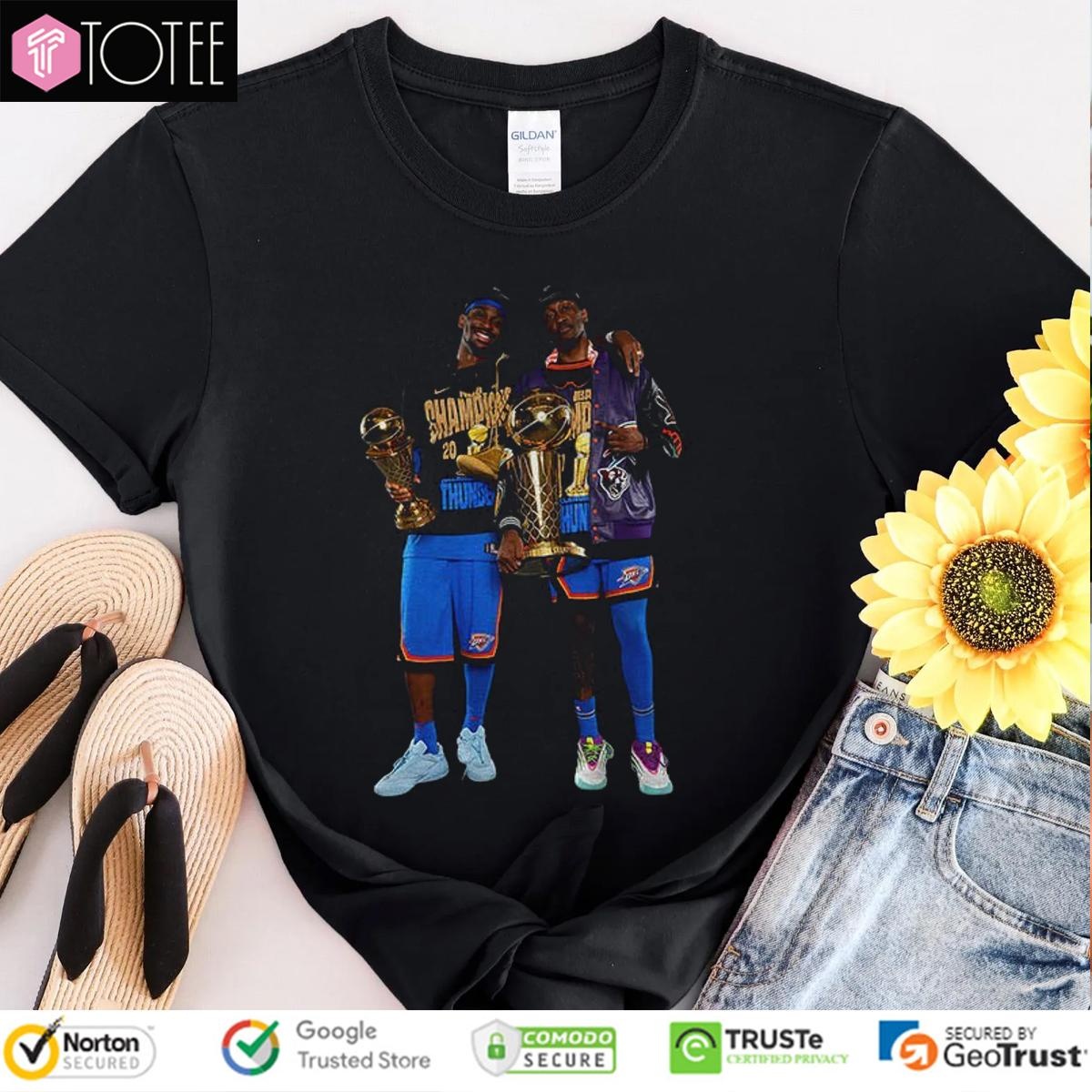 Sga And J-Dub Nba Shai Gilgeous-Alexander Jalen Williams Okc Champions T-shirt
