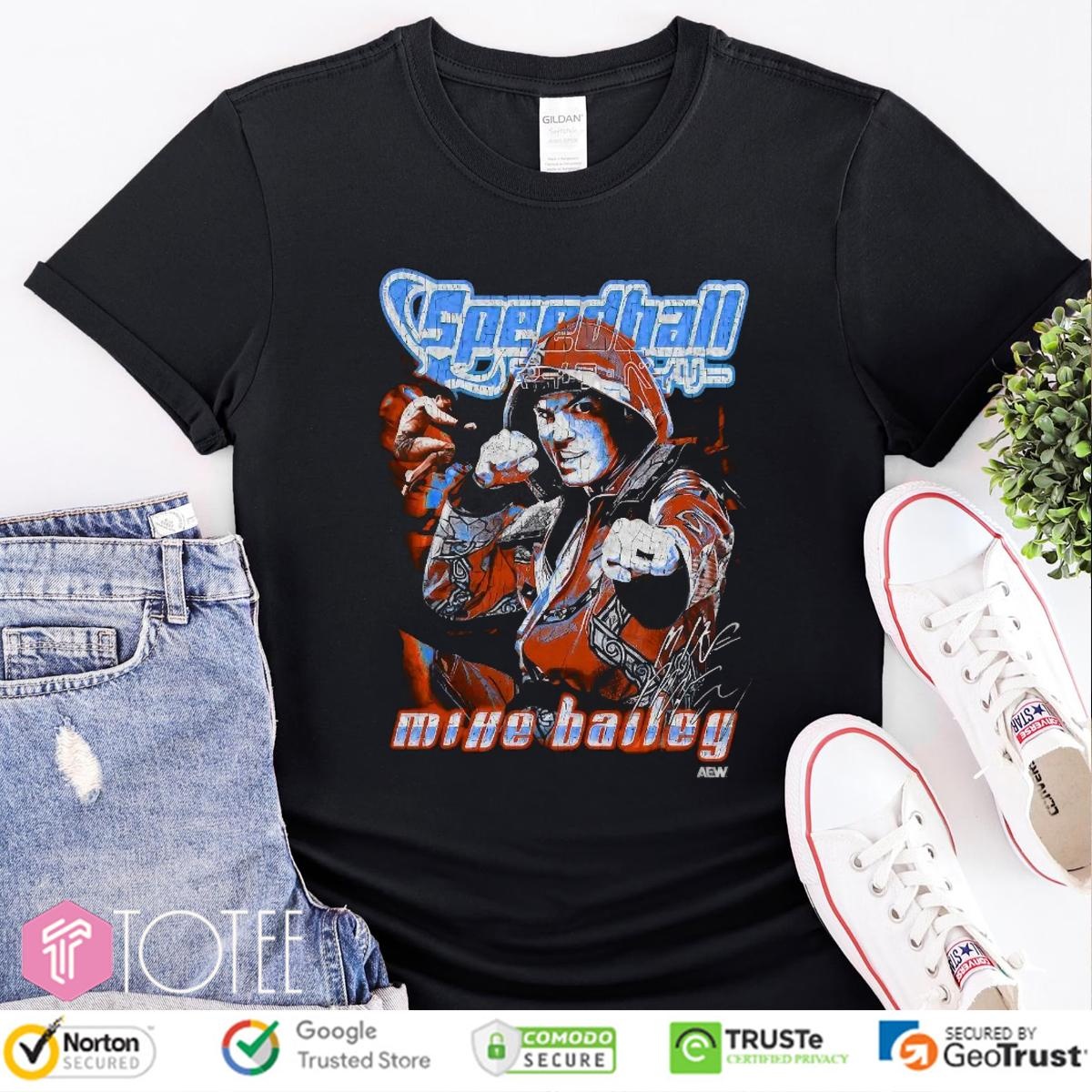 Speedball Mike Bailey Time Adventure Beefy Aew Signature T-shirt