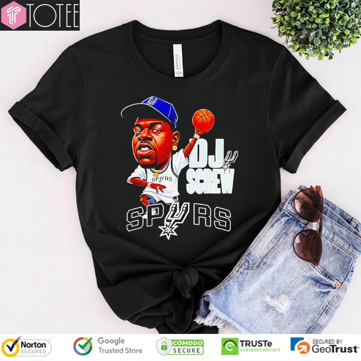 Dj Screw San Antonio Spurs T-shirt