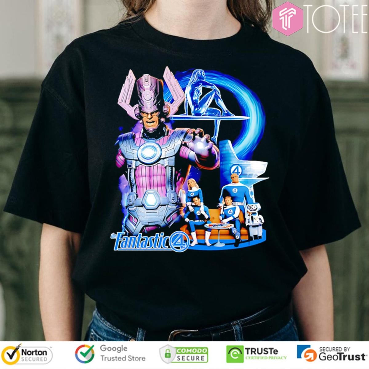 The Fantastic 4 Silver Surfer And Galactus T-shirt