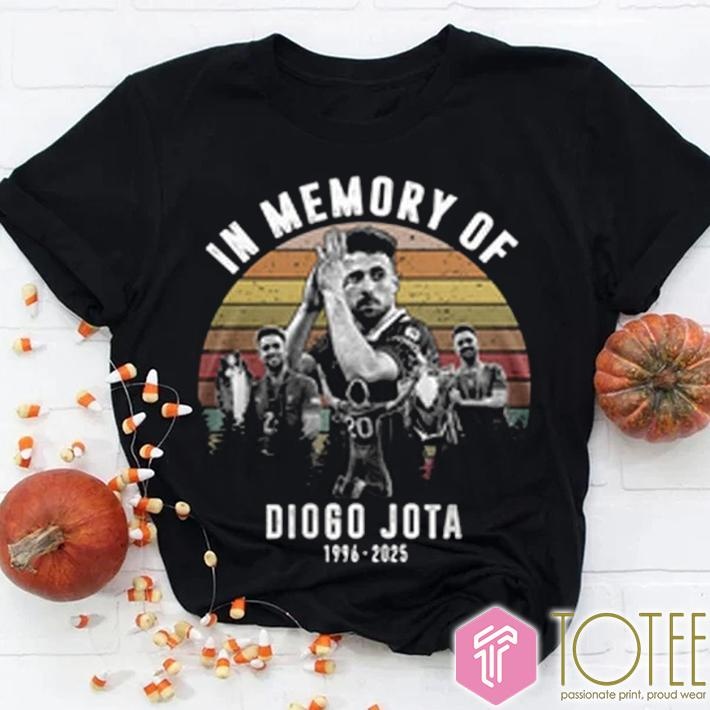In Memory Of Diogo Jota 1996-2025 Vintage Sunset T-shirt